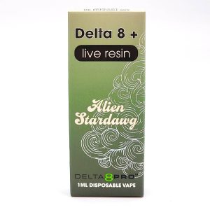 ALIEN STARDAWG 1ML ∆8 THC + LIVE RESIN DISPOSABLE VAPE