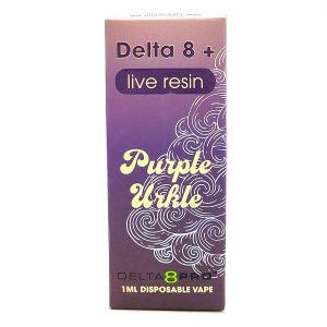 PURPLE URKLE ∆8 THC + LIVE RESIN DISPOSABLE VAPE